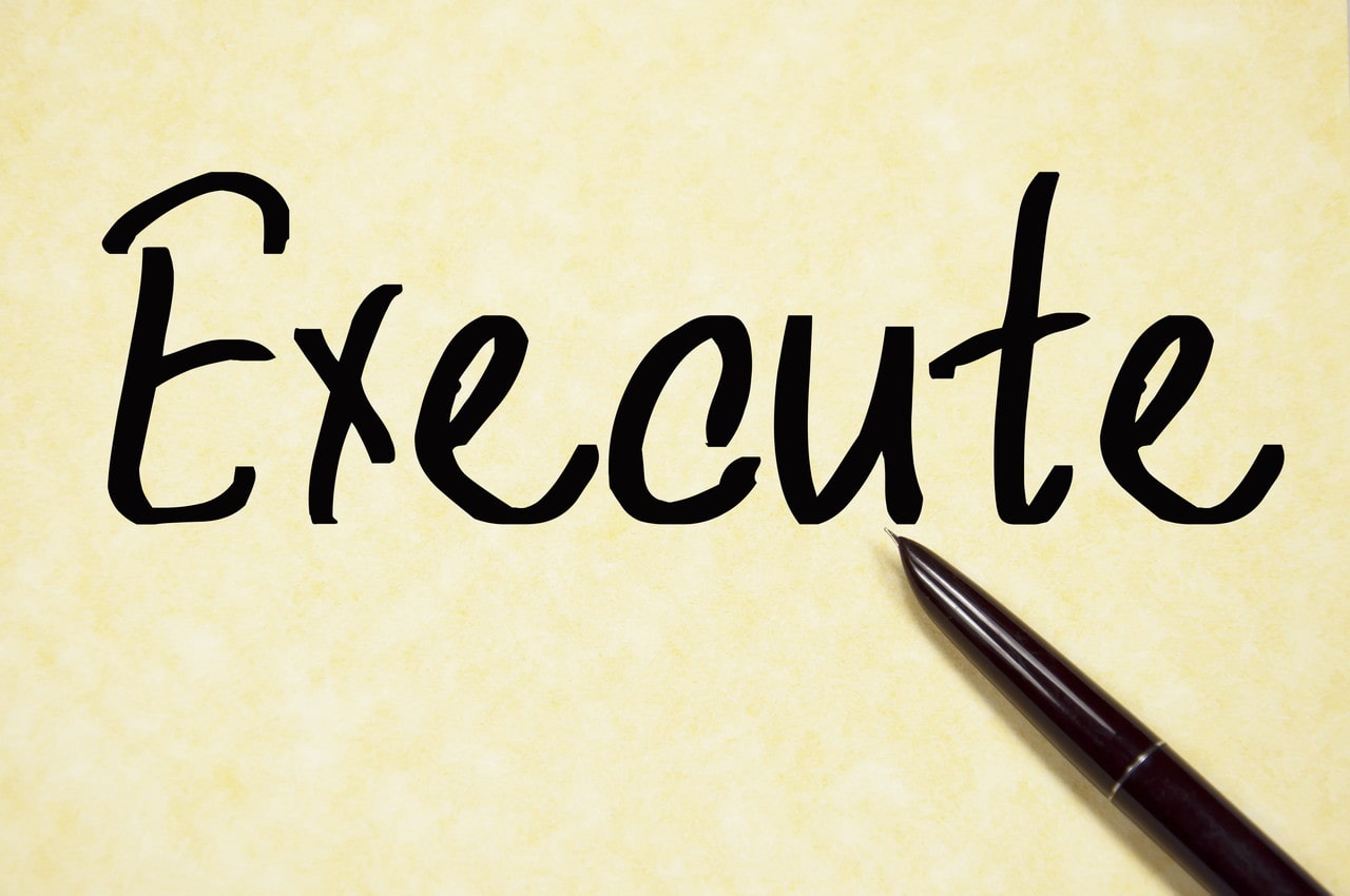 executeの意味と読み方を解説